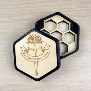Porta dadi Esagonale Personalizzabile