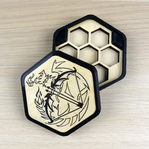 Porta dadi Esagonale Personalizzabile INKED