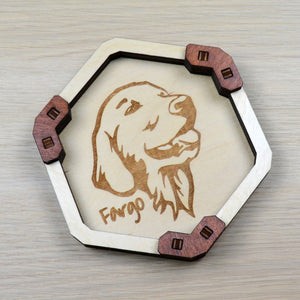 Base Lancia dadi Esagonale Personalizzabile
