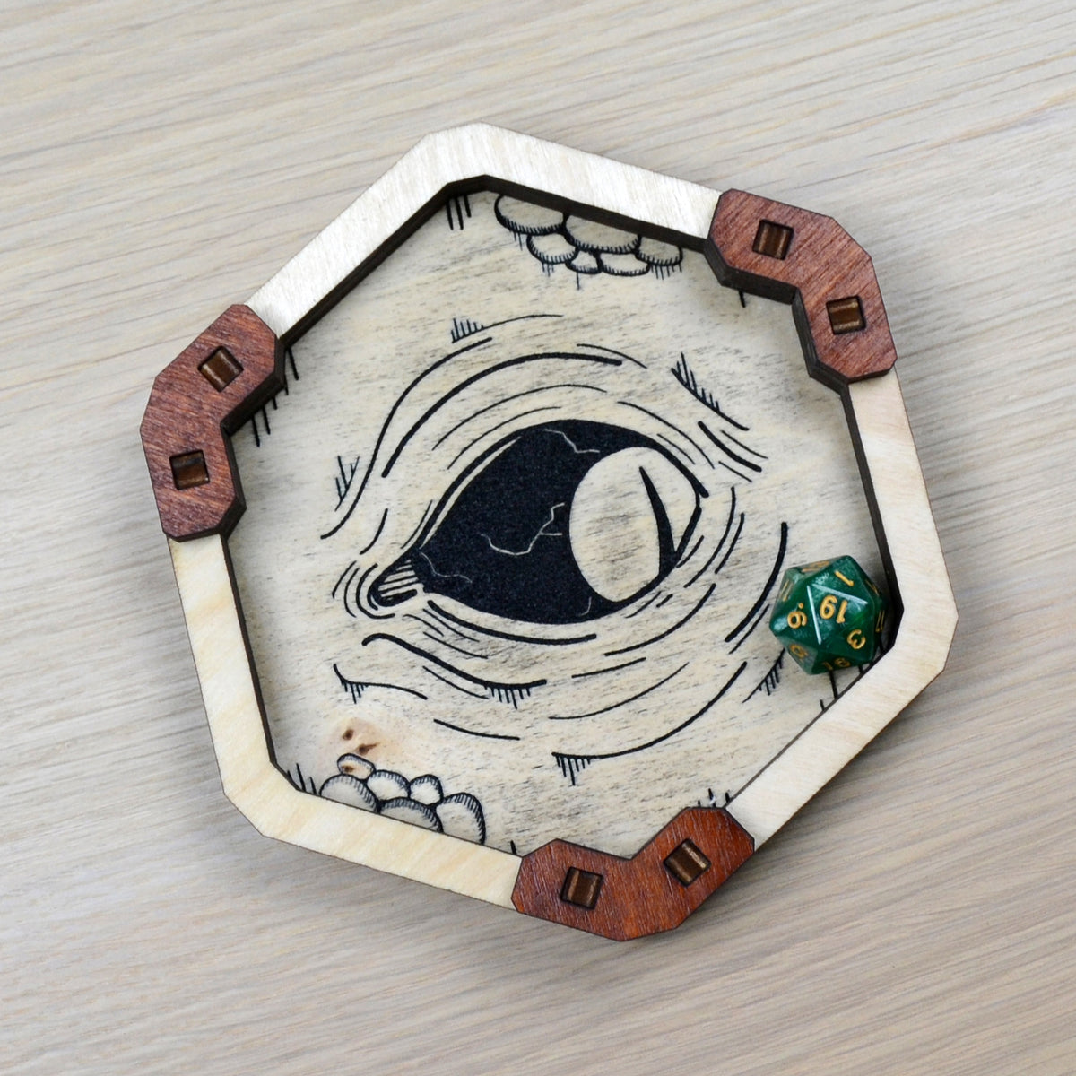 Base Lancia dadi Esagonale- Mimic Eye