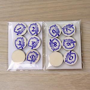 Token Pack Guerrieri 5-10 pezzi