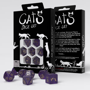 Purrito- Cats dice set