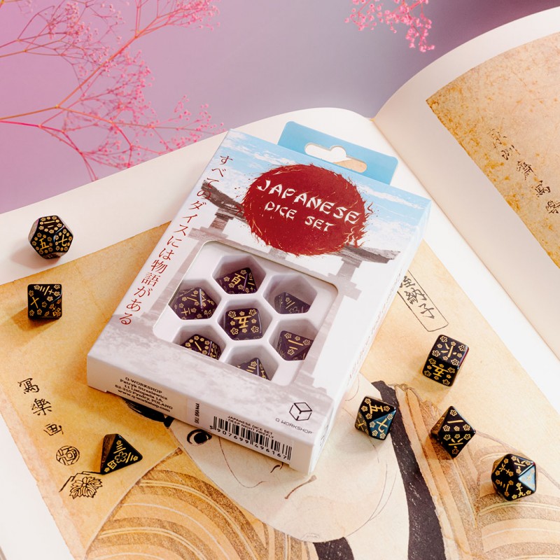 Japanese dice set - Deep Night Firefly