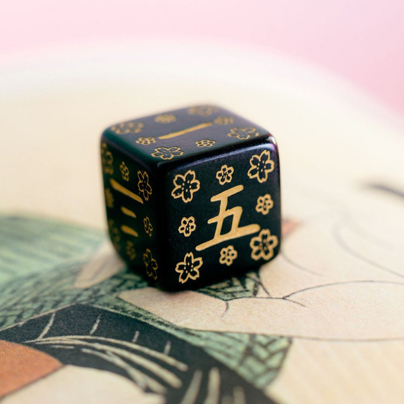 Japanese dice set - Deep Night Firefly