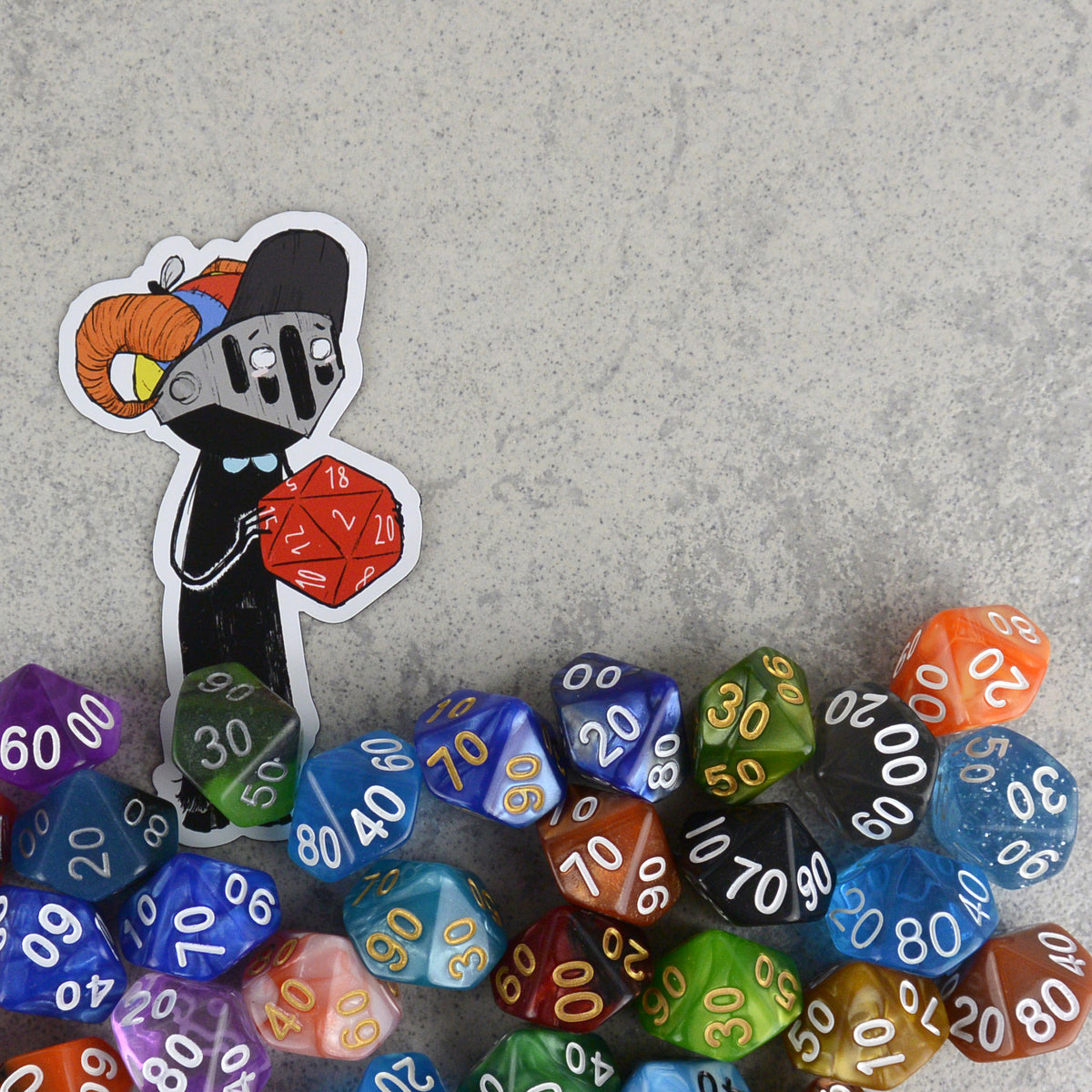 un D100 random