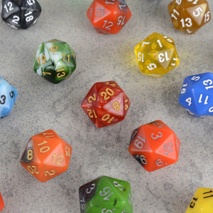 un D20 random