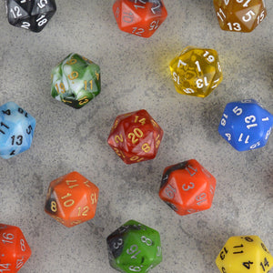 un D20 random