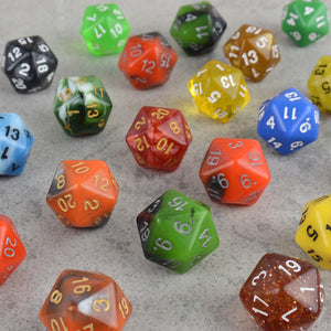un D20 random