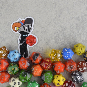 un D20 random