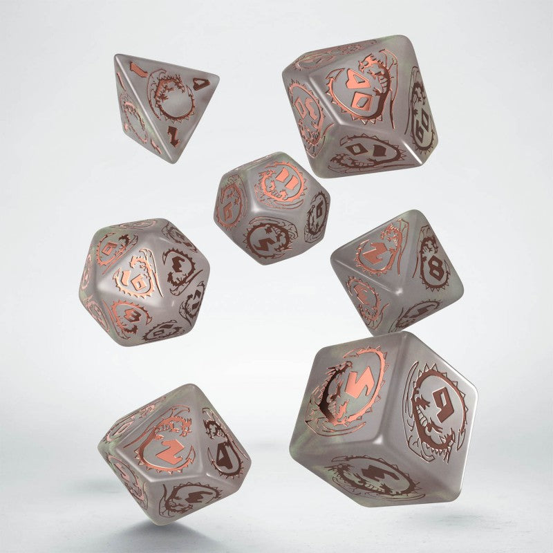 Dragons - Quartz dice set