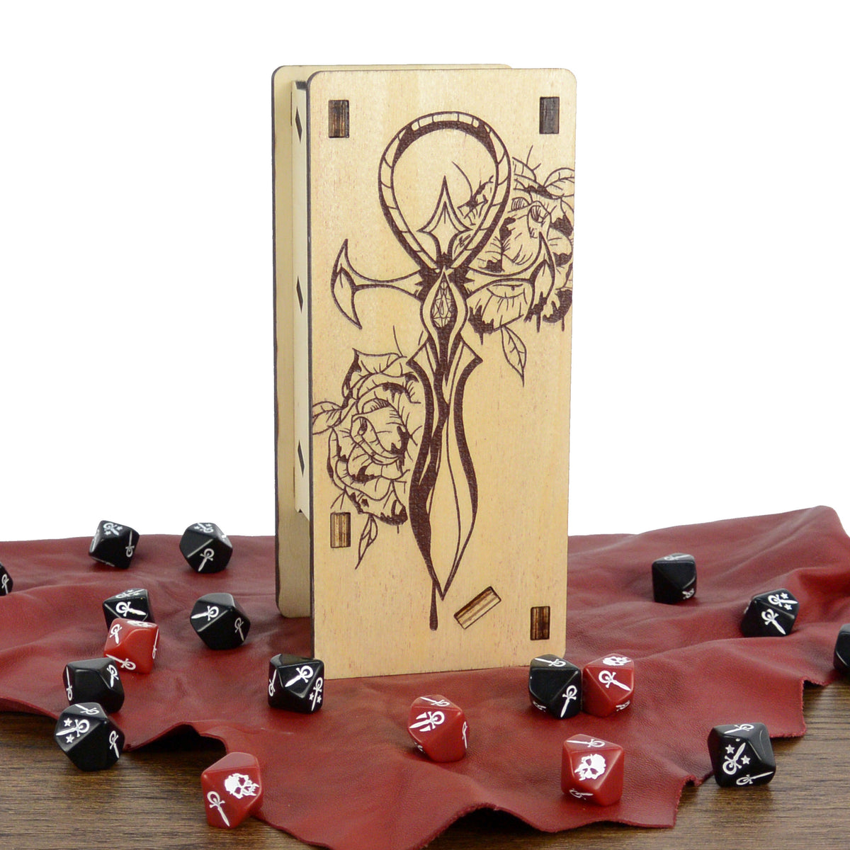 Torre media- Vampire ankh con rose